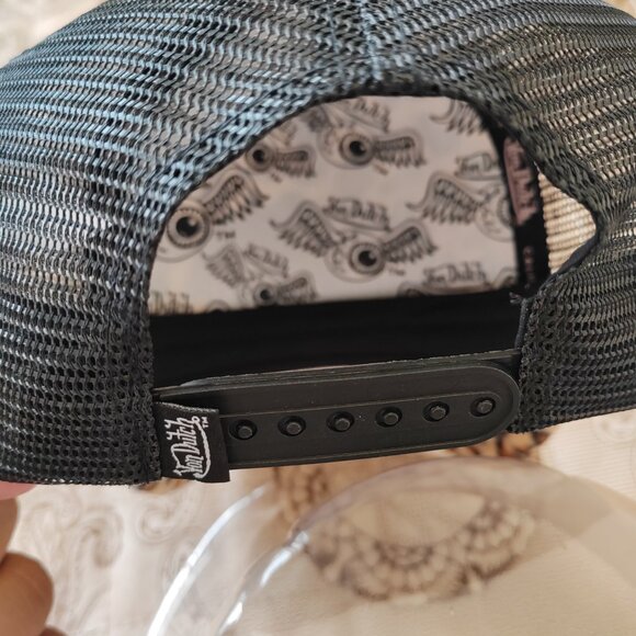 Von Dutch Logo Leopard Print Trucker Hat main image 5